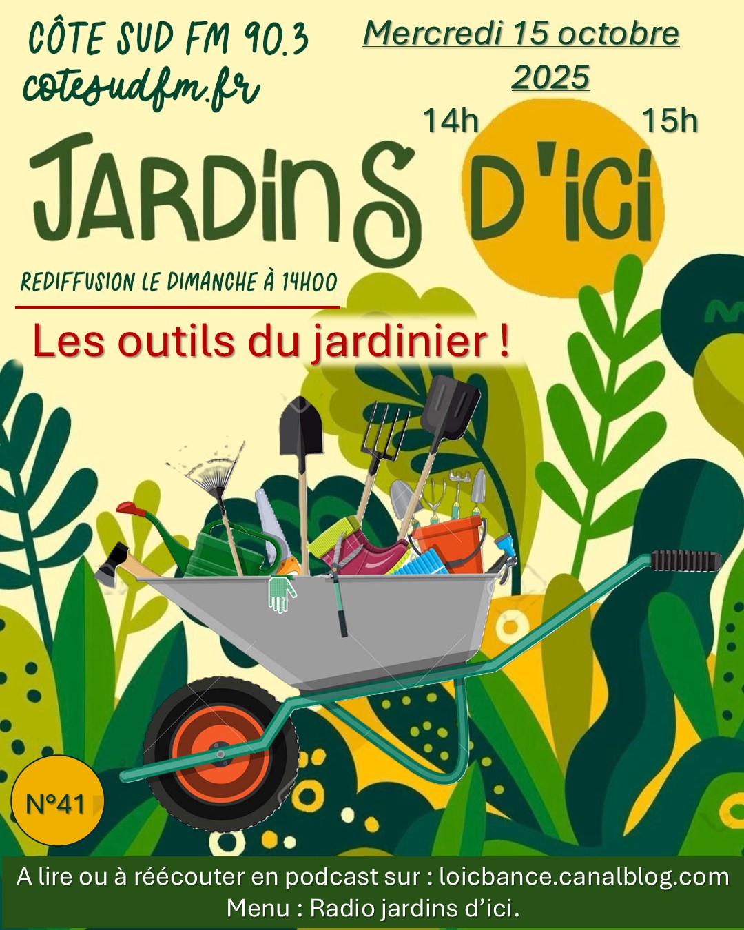 Outils; Outillage; Jardins; Jardiniers; Radio; Jardins d'ici; Paysages; Amnagements paysagers; Landes; Paysagiste Landes; Pays Basque; Paysagiste Pays Basque; Concepteur de jardins; Ahetze; Paysagiste Ahetze; Anglet; Paysagiste Anglet; Arbonne; Paysagiste Arbonne; Arcangues; Paysagiste Arcangues; Bayonne; Paysagiste Bayonne; Biarritz; Paysagiste Biarritz; Capbreton; Paysagiste Capbreton; Guthary; Paysagiste Guthary; Hossegor; Paysagiste Hossegor; Saint Jean de Luz; Paysagiste Saint Jean de Luz; Seignosse; Paysagiste Seignosse; Tosse; Paysagiste Tosse; 